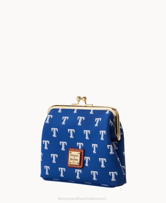Dooney & Bourke mlb stor indrammet pung JV0J4795 tilbehør rangers