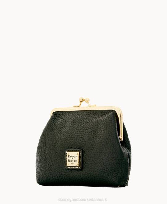 Dooney & Bourke rullestenskorn stor indrammet pung JV0J4862 tilbehør sort