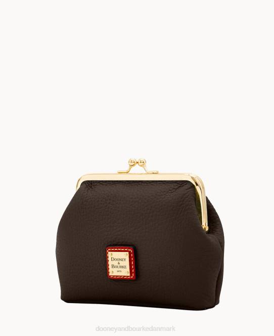 Dooney & Bourke rullestenskorn stor indrammet pung JV0J4864 tilbehør brun tmoro