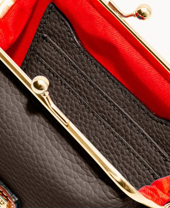 Dooney & Bourke rullestenskorn stor indrammet pung JV0J4864 tilbehør brun tmoro