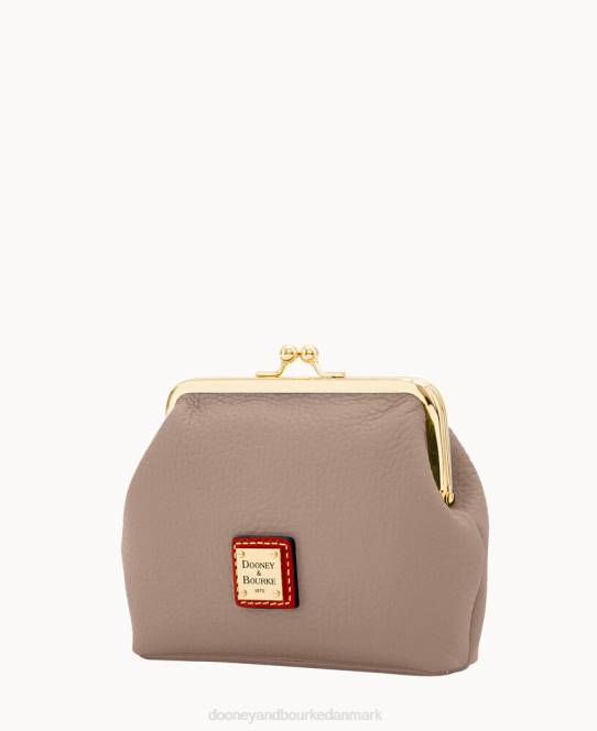 Dooney & Bourke rullestenskorn stor indrammet pung JV0J4866 tilbehør taupe