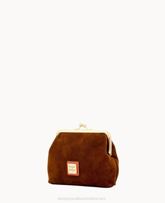 Dooney & Bourke ruskind pung med stor ramme JV0J4710 tilbehør oliven