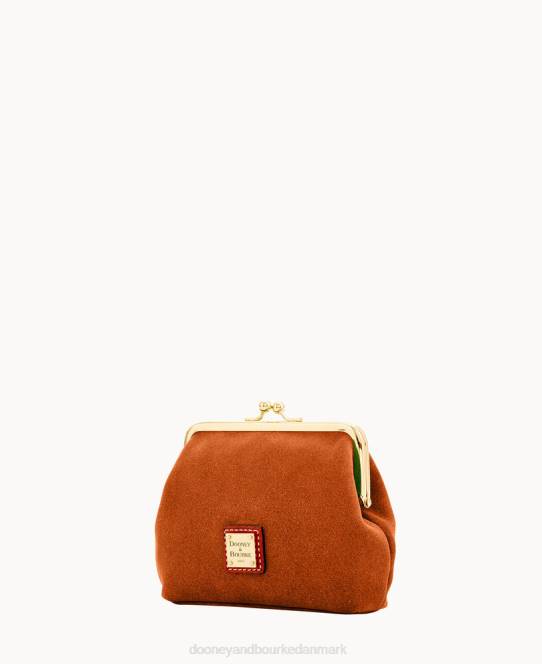 Dooney & Bourke ruskind pung med stor ramme JV0J4711 tilbehør rav