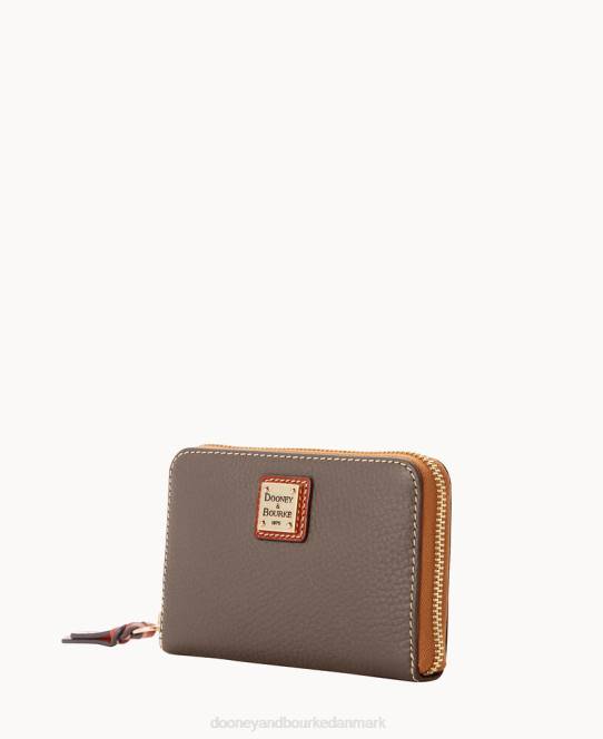 Dooney & Bourke småsten med medium lynlås rundt om pung JV0J4129 tilbehør elefant
