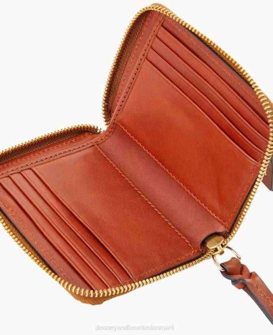 Dooney & Bourke småstens korn lille lynlås rundt JV0J4153 tilbehør hvid