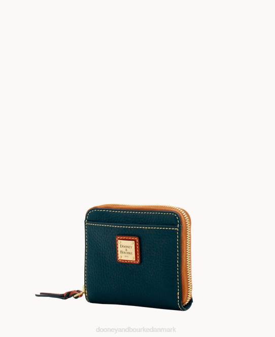 Dooney & Bourke småstens korn lille lynlås rundt JV0J4154 tilbehør sort