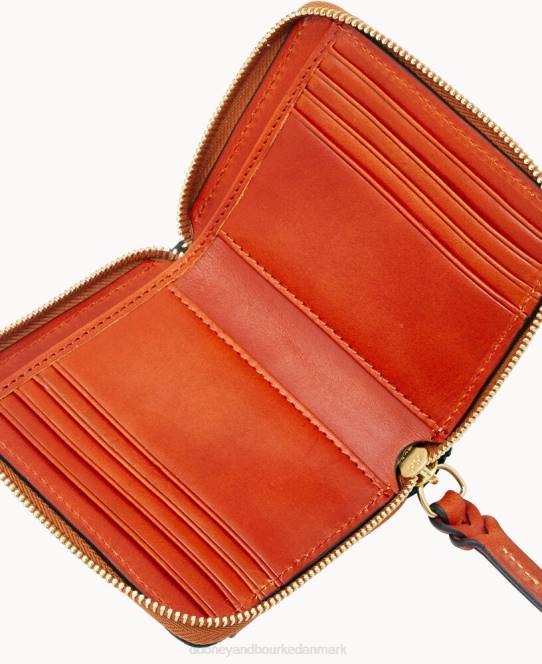 Dooney & Bourke småstens korn lille lynlås rundt JV0J4154 tilbehør sort