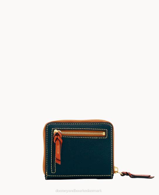 Dooney & Bourke småstens korn lille lynlås rundt JV0J4154 tilbehør sort
