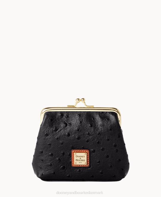 Dooney & Bourke struds stor rammepung JV0J4212 tilbehør sort
