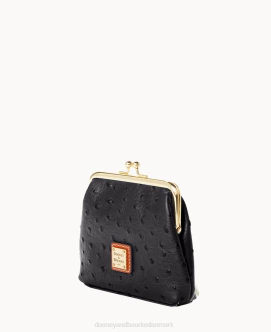 Dooney & Bourke struds stor rammepung JV0J4212 tilbehør sort