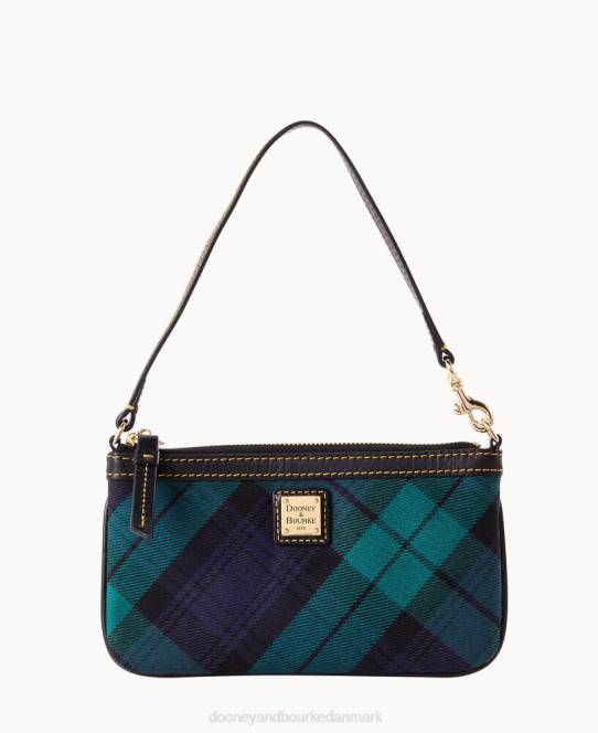 Dooney & Bourke tartan stort slankt armbånd JV0J4673 tilbehør flåde