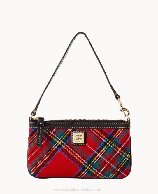 Dooney & Bourke tartan stort slankt armbånd JV0J4674 tilbehør rød
