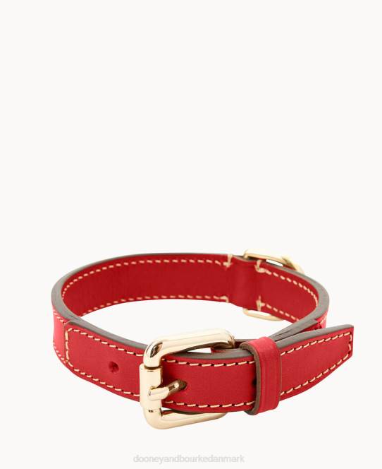 Dooney & Bourke lille hundehalsbånd JV0J4892 tilbehør rød